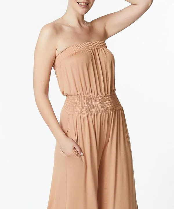 Bamboo Spandex Wide Leg Romper *Online Only*