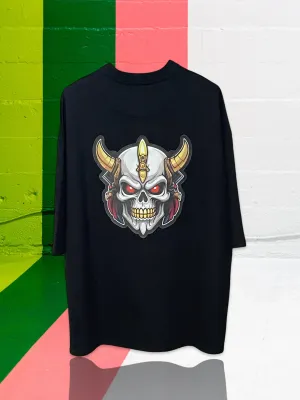 Black oversized tshirt Devil