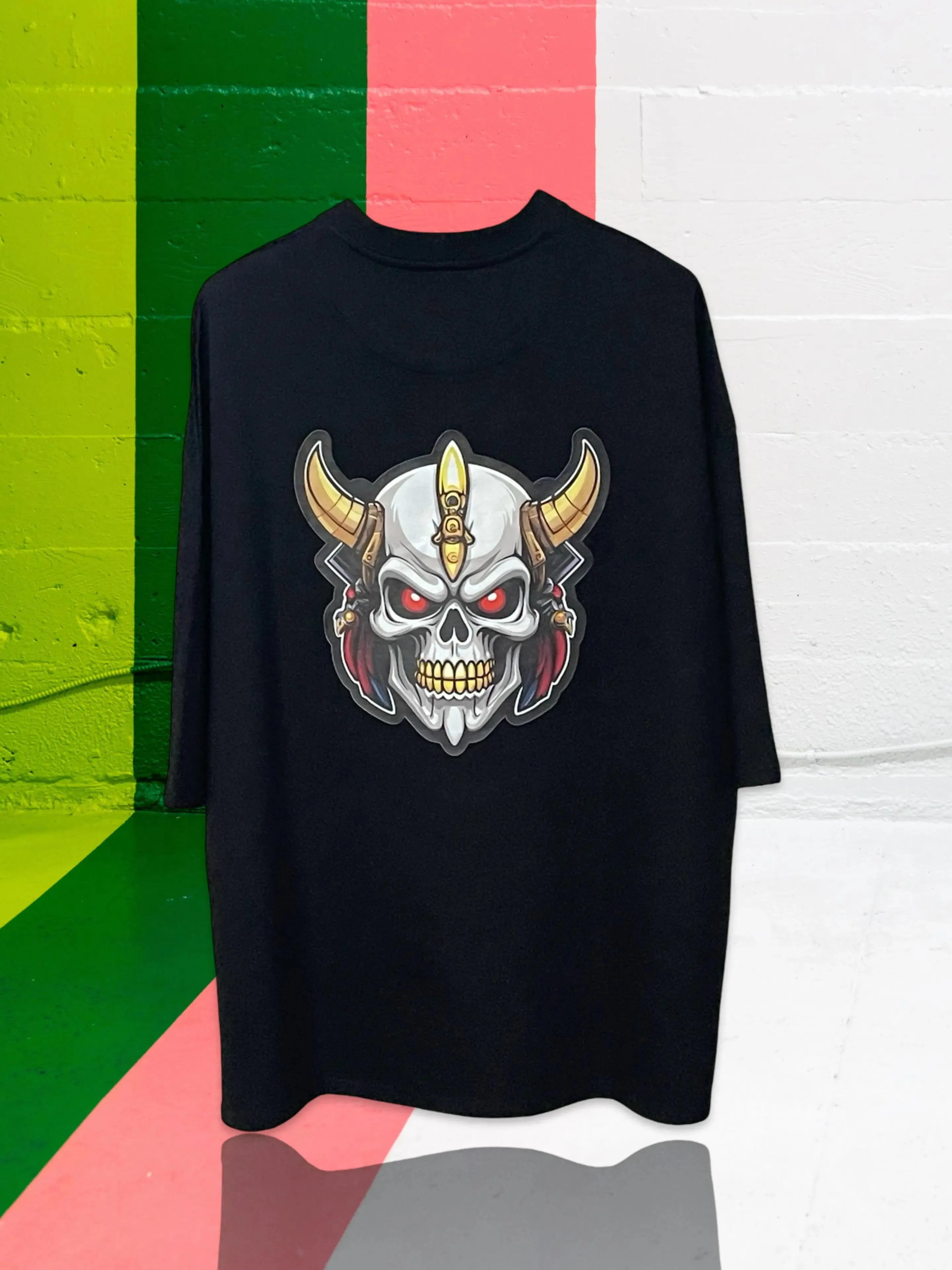 Black oversized tshirt Devil