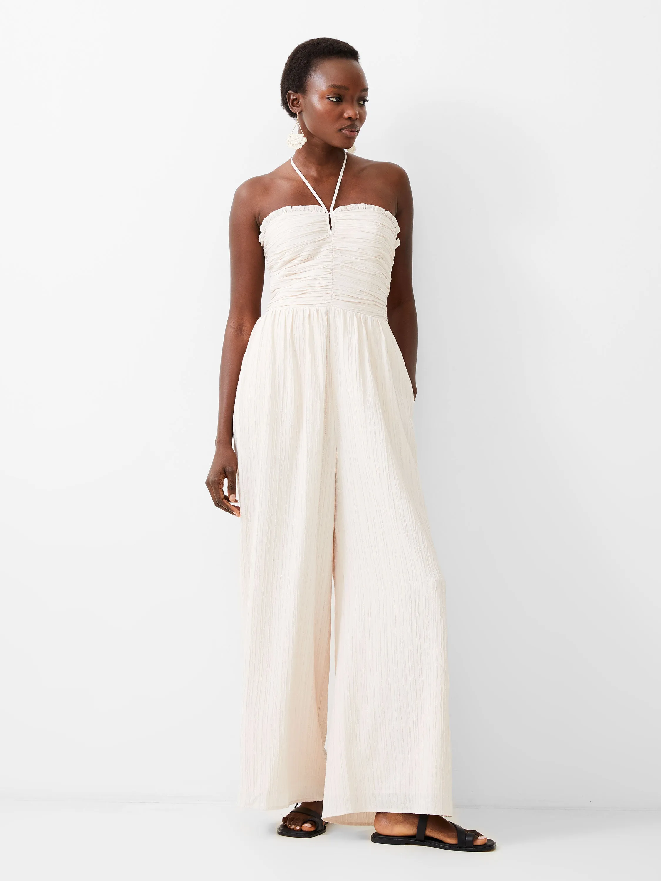 Bonny Pleated Strappy Jumpsuit