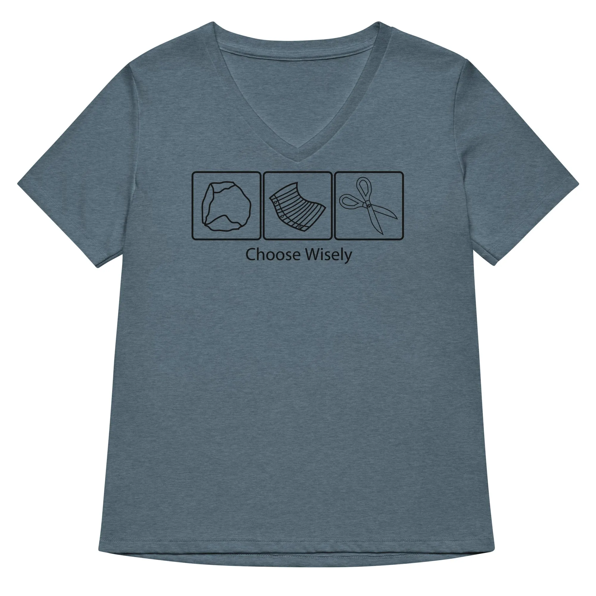 Choose Wisely Women's V-Neck Tee