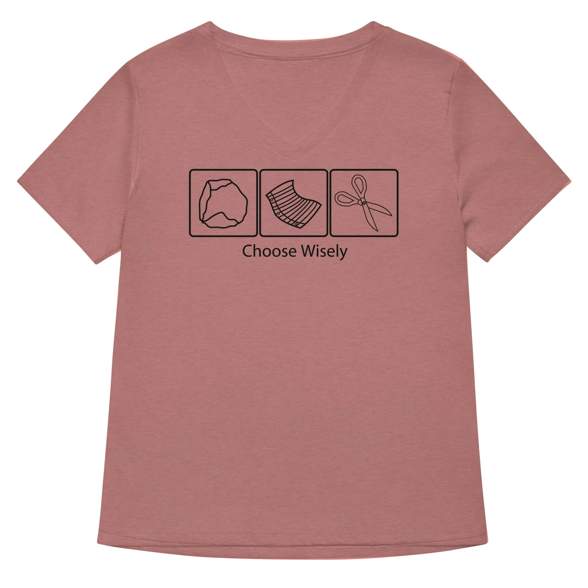 Choose Wisely Women's V-Neck Tee