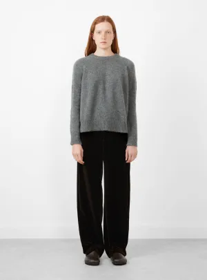 Darted Neckline Crewneck Nimbus