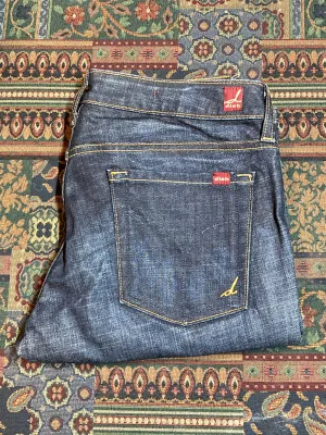 Dish Deadstock Dark Wash Denim Jeans - 30”x32”, Made in Canada SOLD