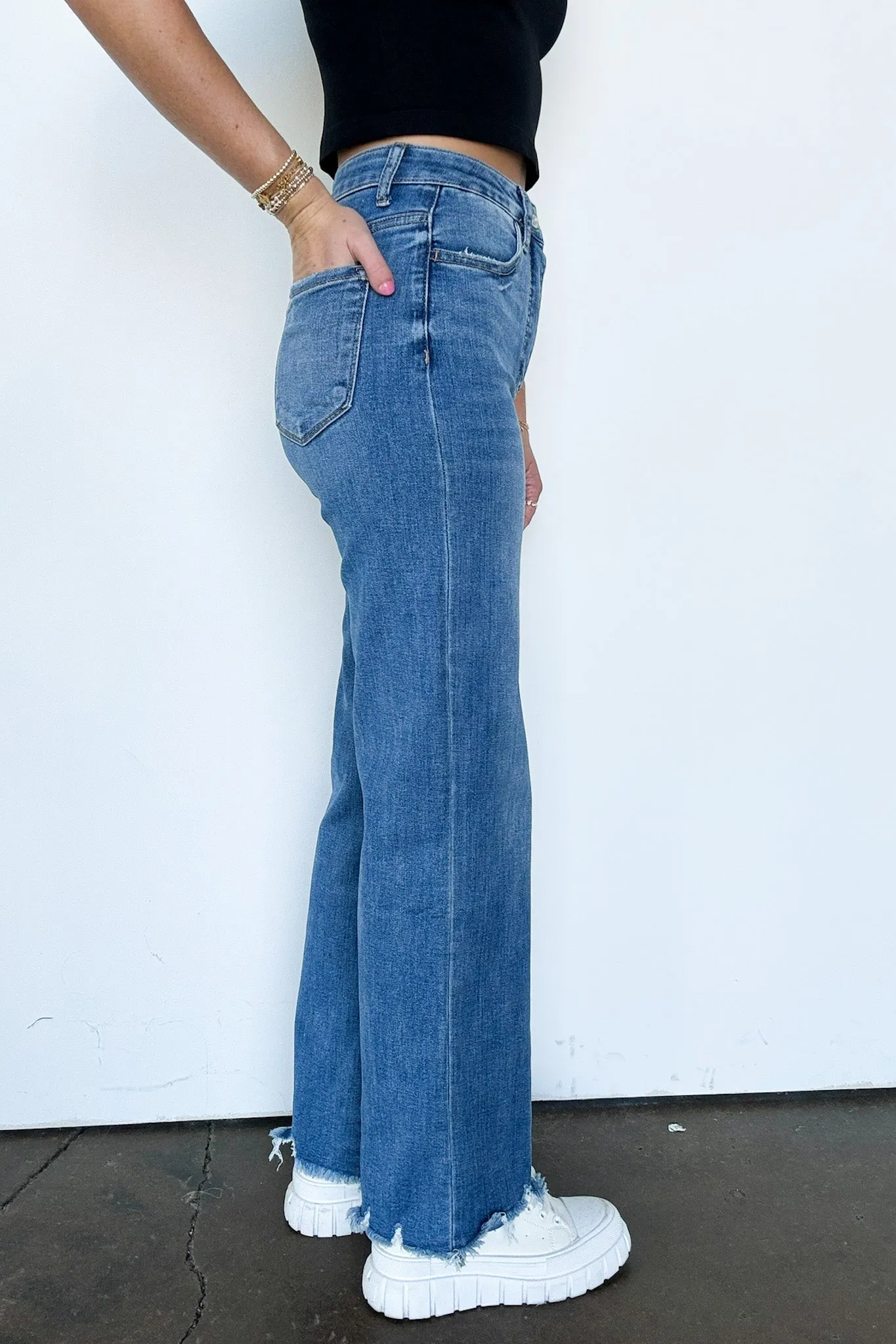 Easy Stride Tummy Control 90's Vintage Super High Loose Jeans