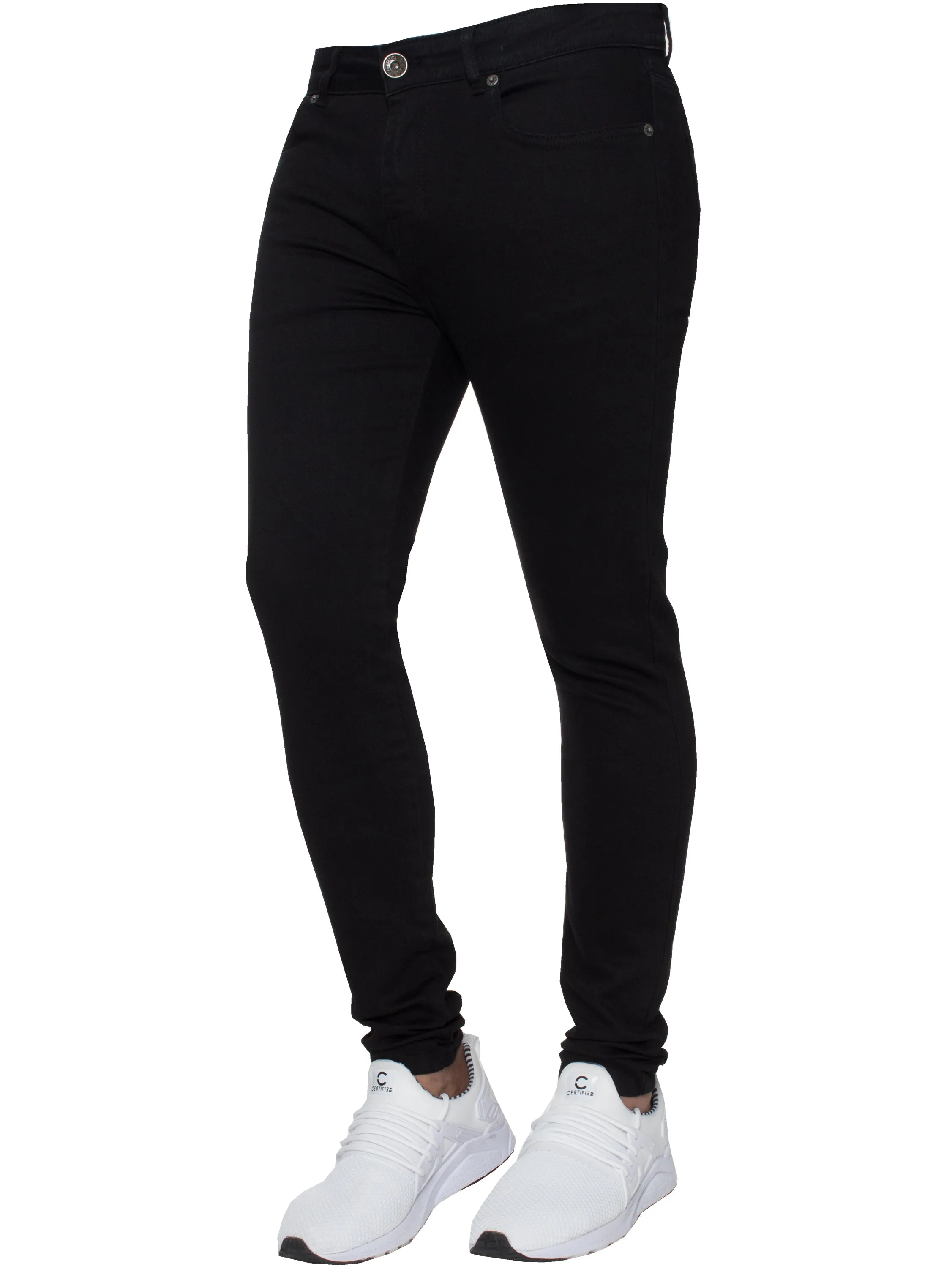 Enzo | Mens Gerardo Skinny Fit Denim Jeans
