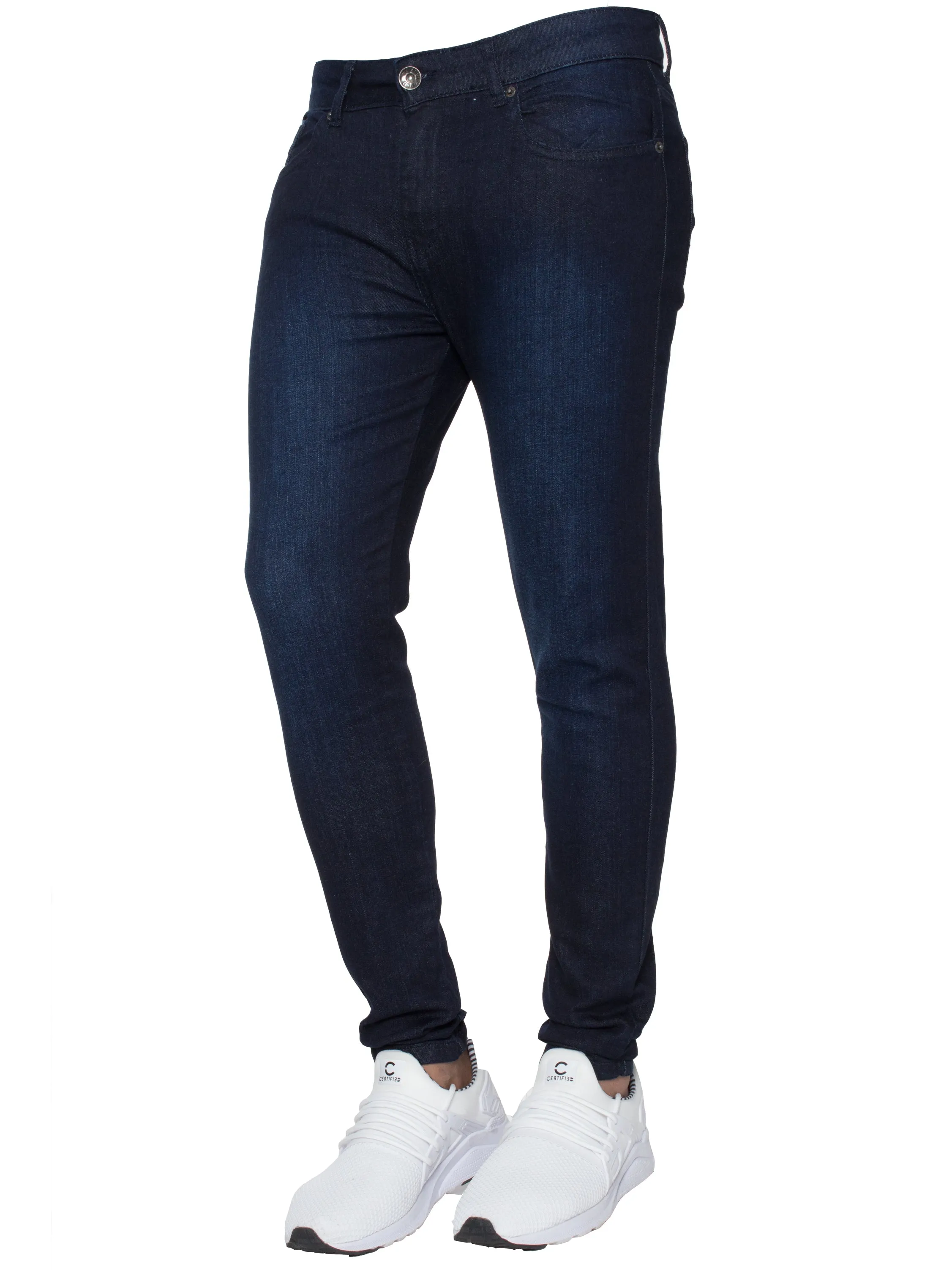 Enzo | Mens Gerardo Skinny Fit Denim Jeans