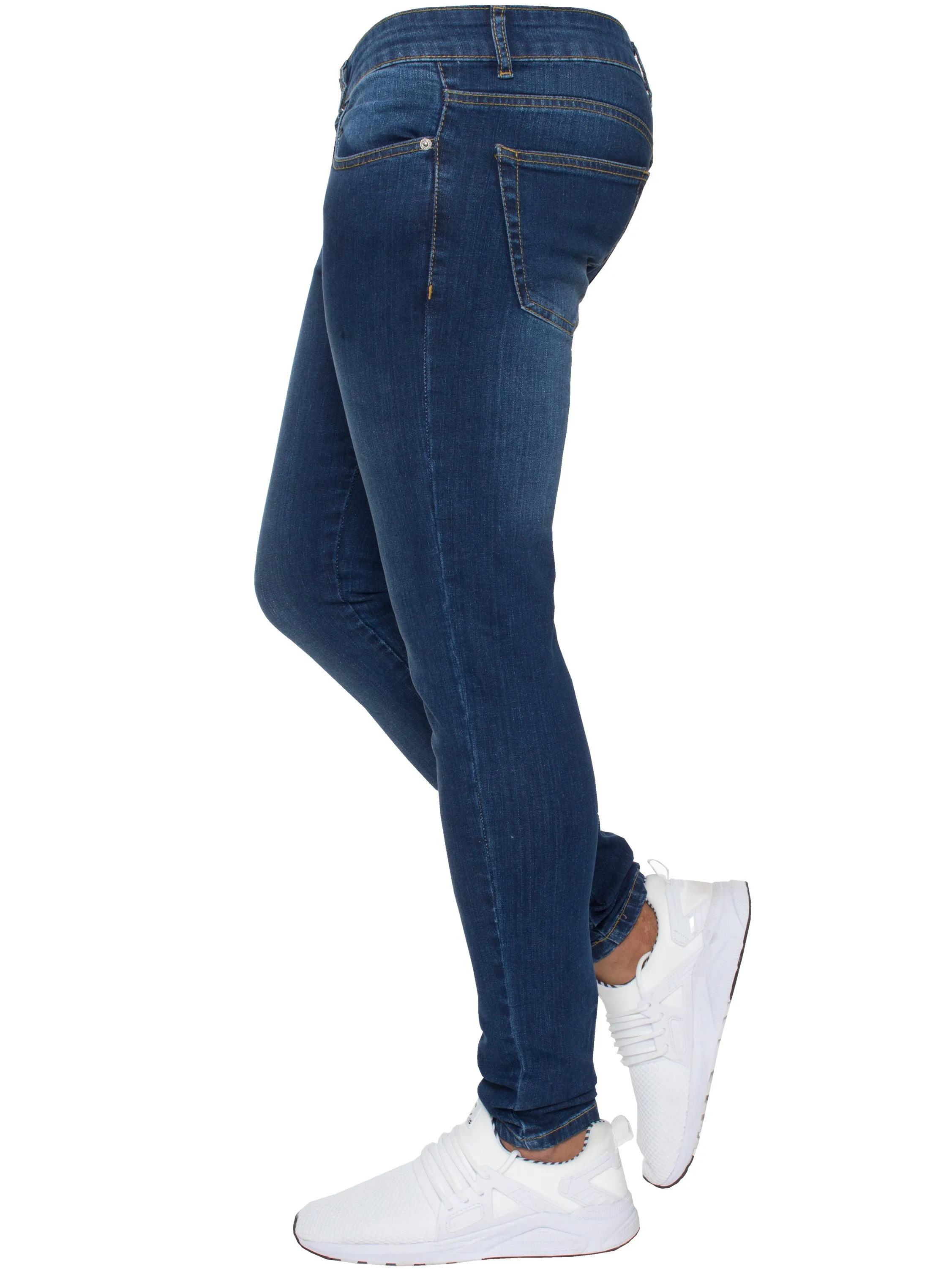 Enzo | Mens Gerardo Skinny Fit Denim Jeans