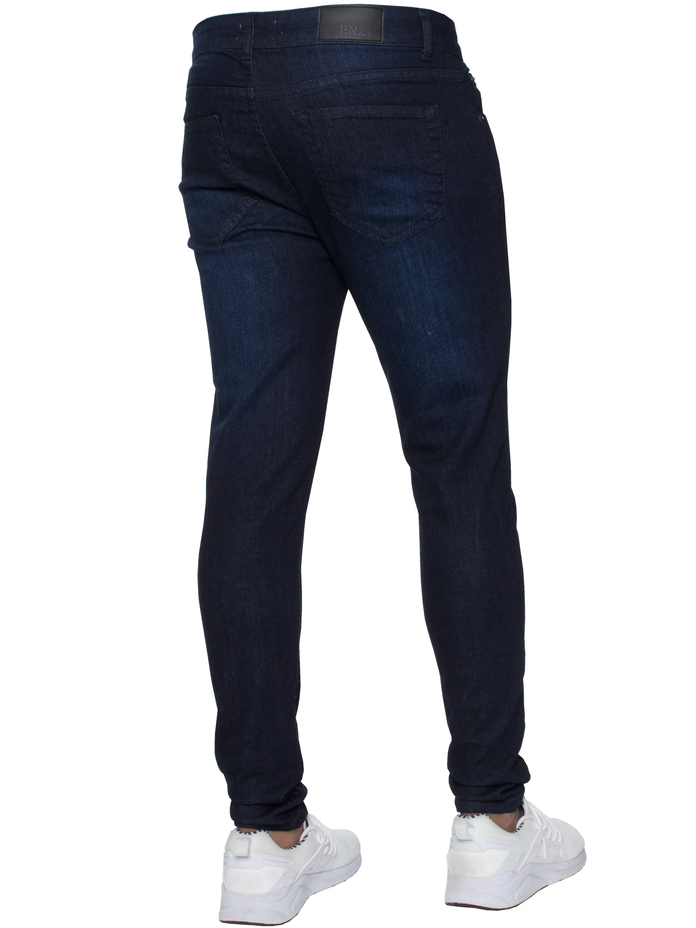 Enzo | Mens Gerardo Skinny Fit Denim Jeans