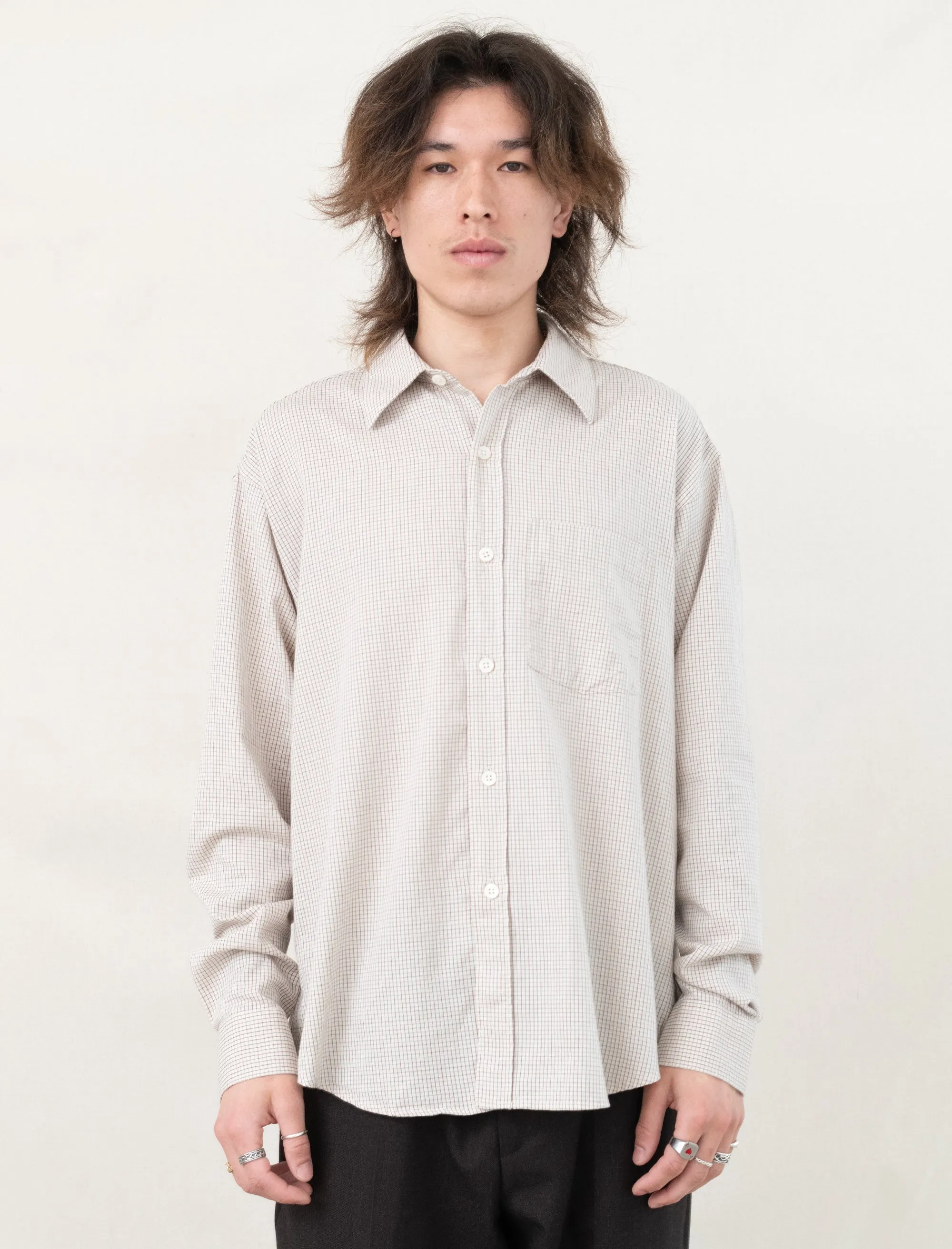 Executive Shirt (Beige Check)