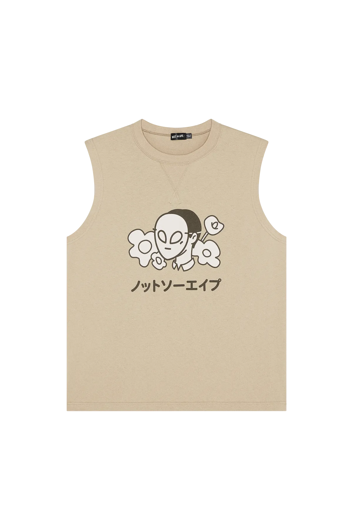 Flower Sleeveless T-Shirt