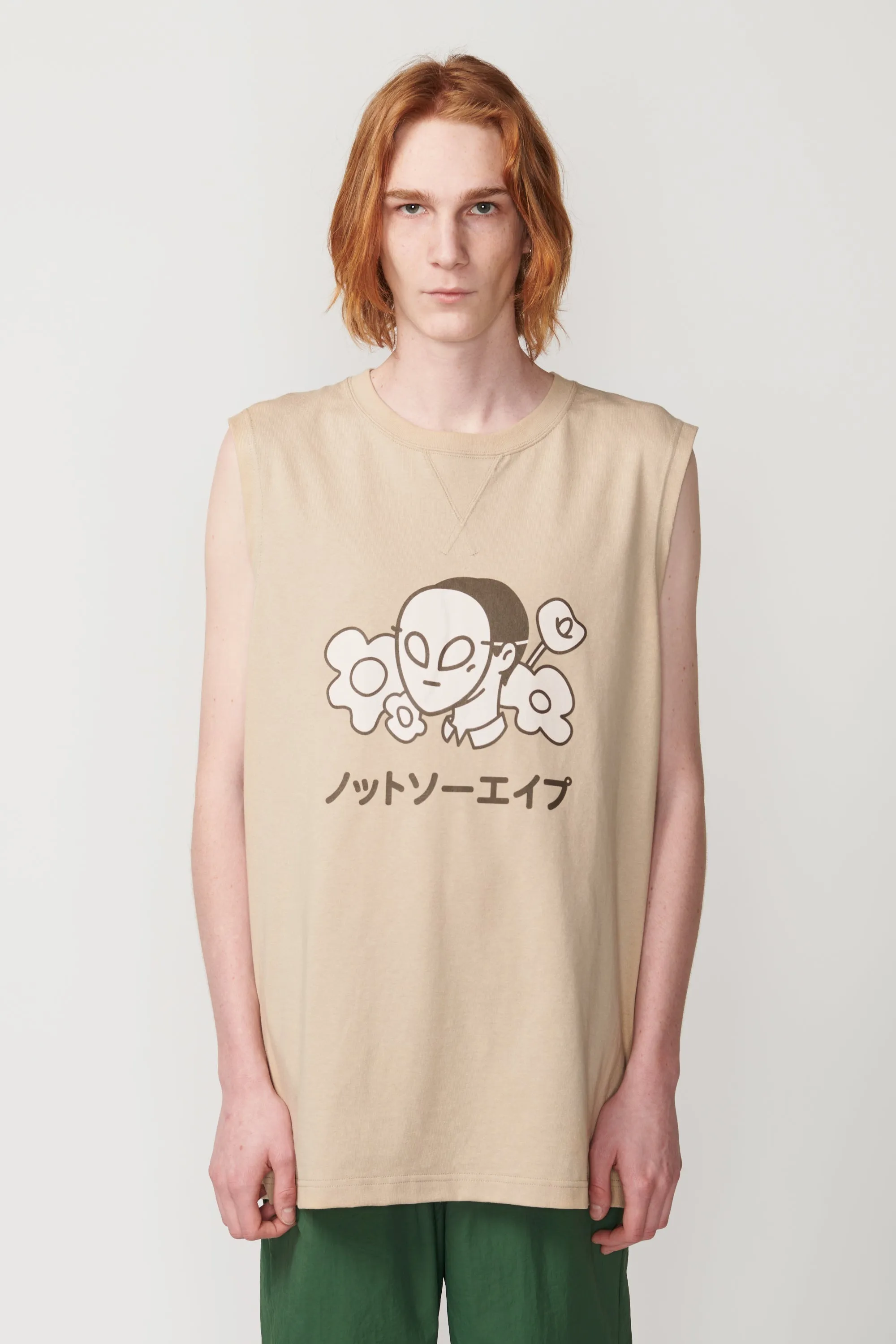 Flower Sleeveless T-Shirt