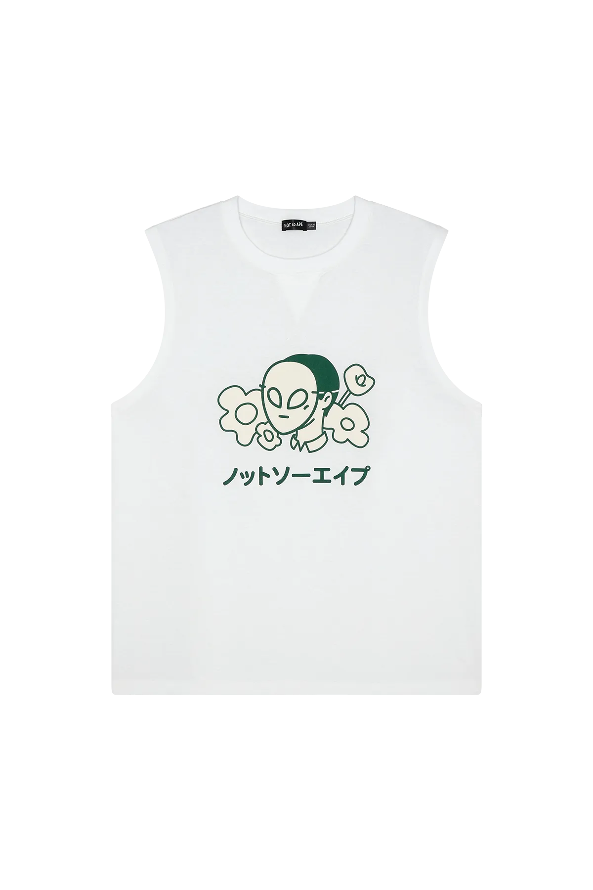 Flower Sleeveless T-Shirt