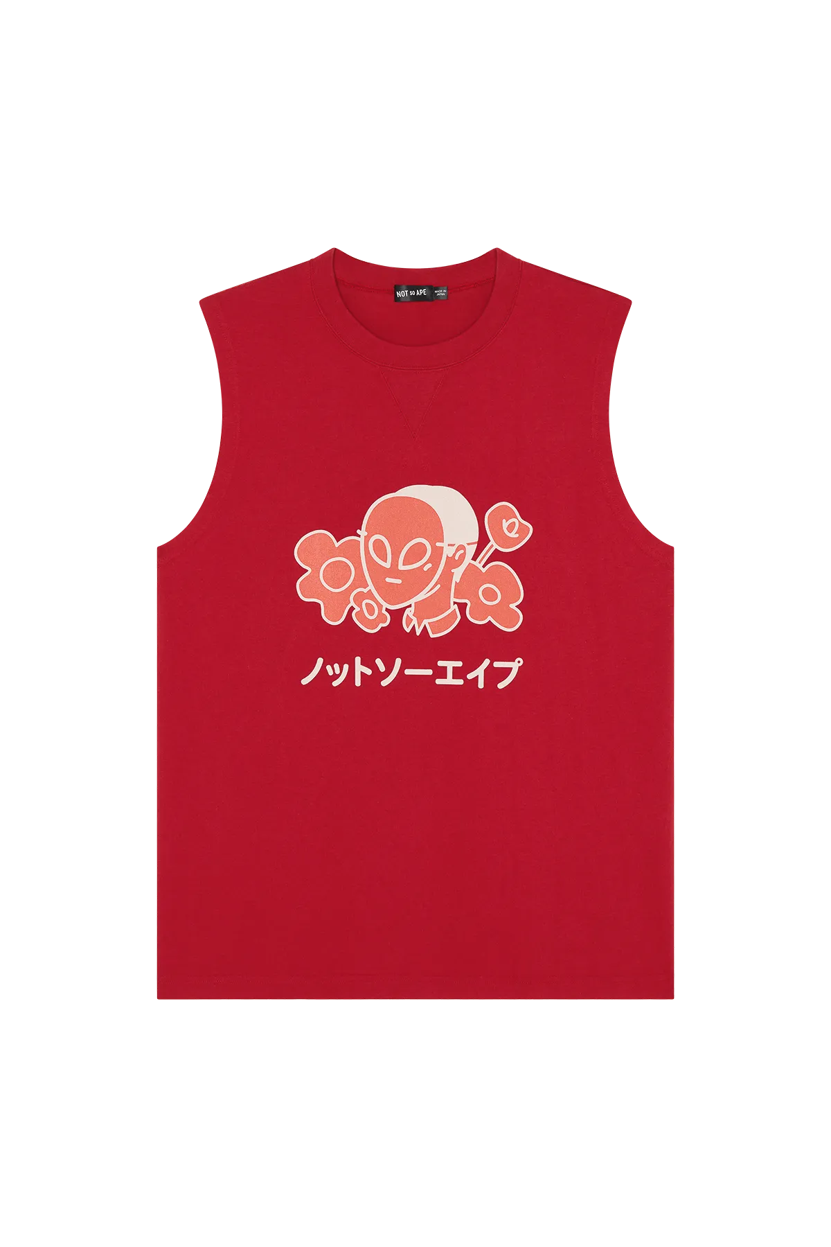 Flower Sleeveless T-Shirt