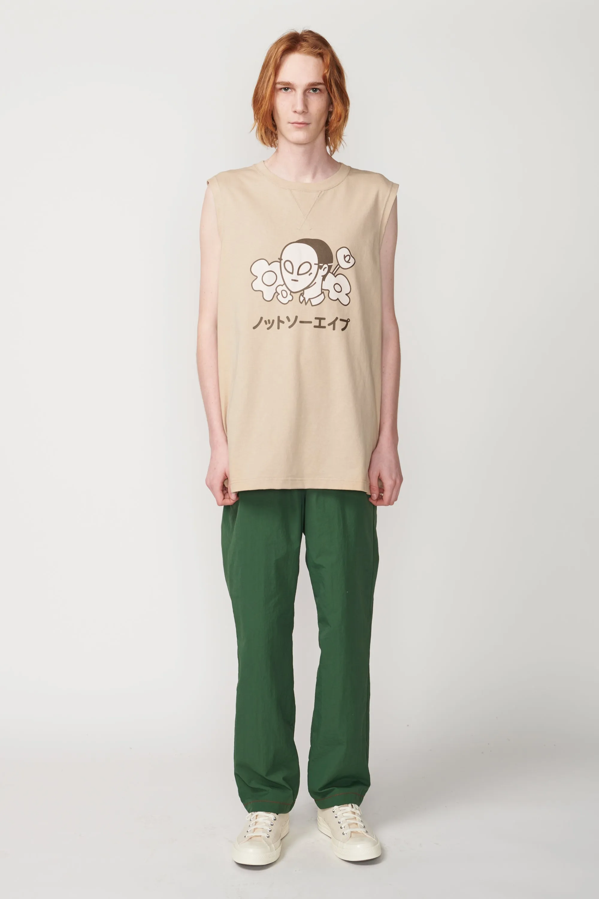 Flower Sleeveless T-Shirt