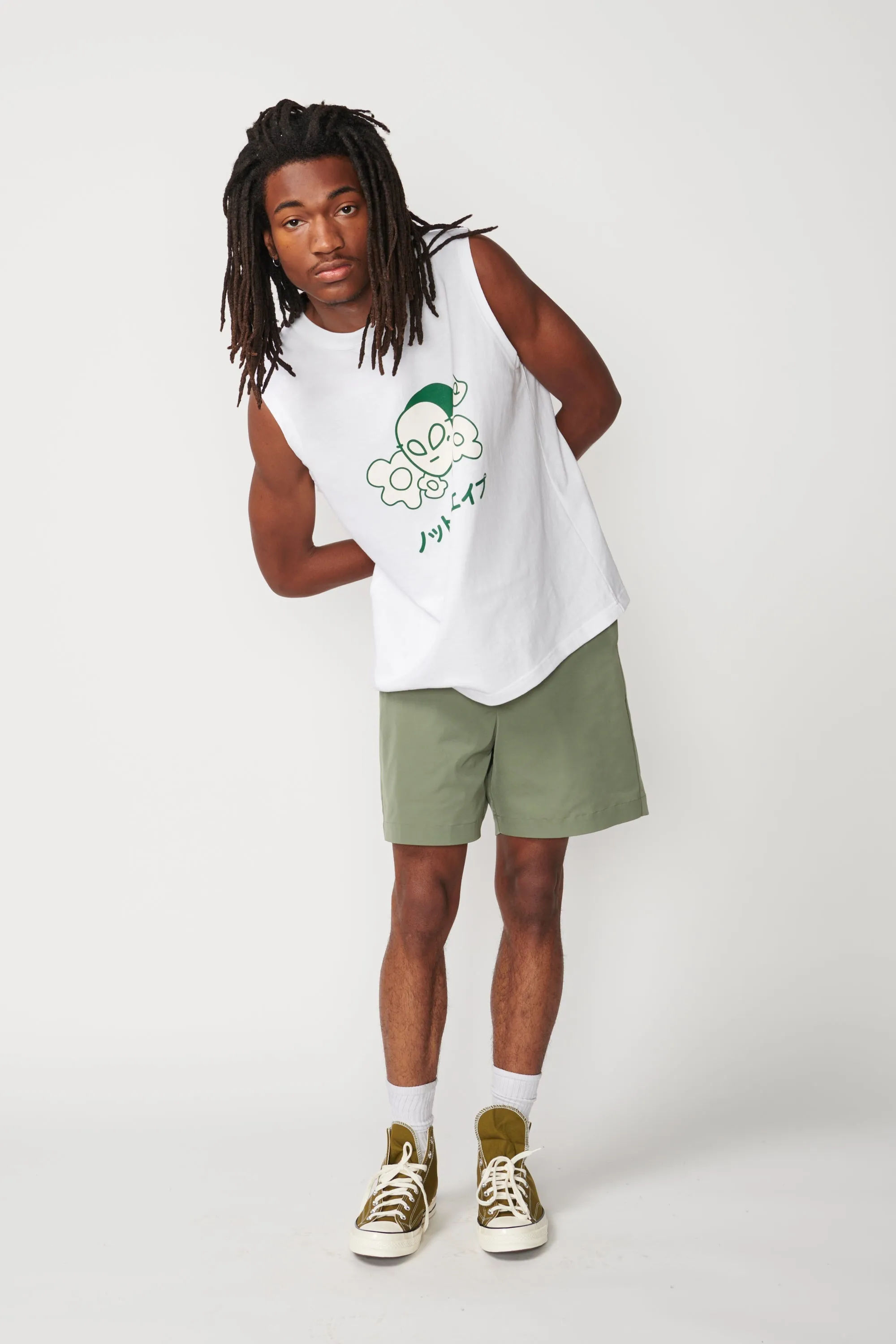 Flower Sleeveless T-Shirt