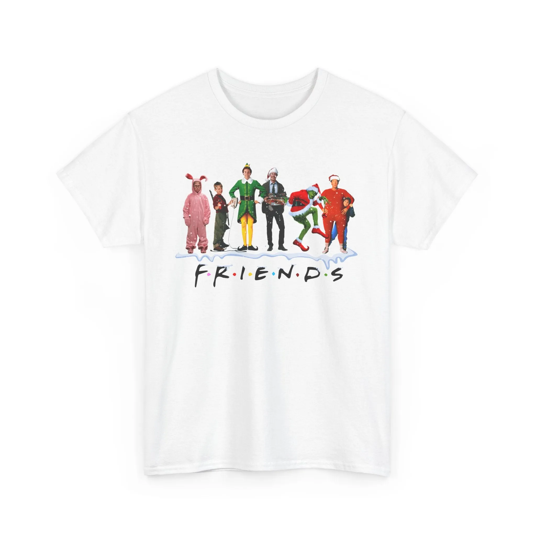 Friends Holiday Graphic Heavy Cotton Tee