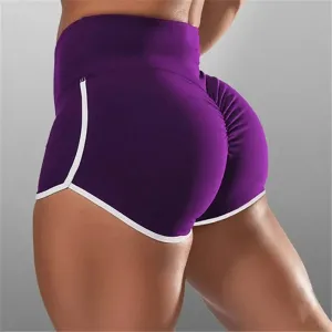 High Waisted Woman's Shorts Summer Running Yoga Pants