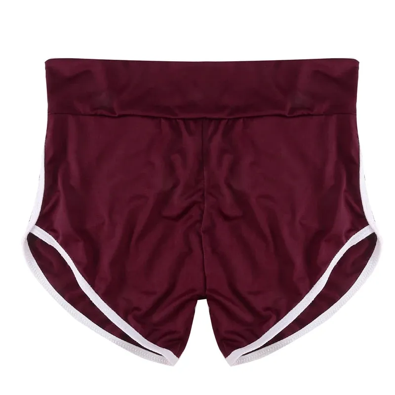 High Waisted Woman's Shorts Summer Running Yoga Pants