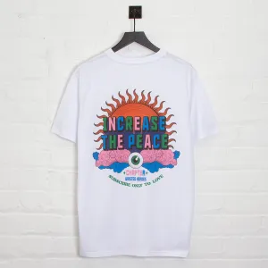 Increase The Peace Back Print - Tshirt - White