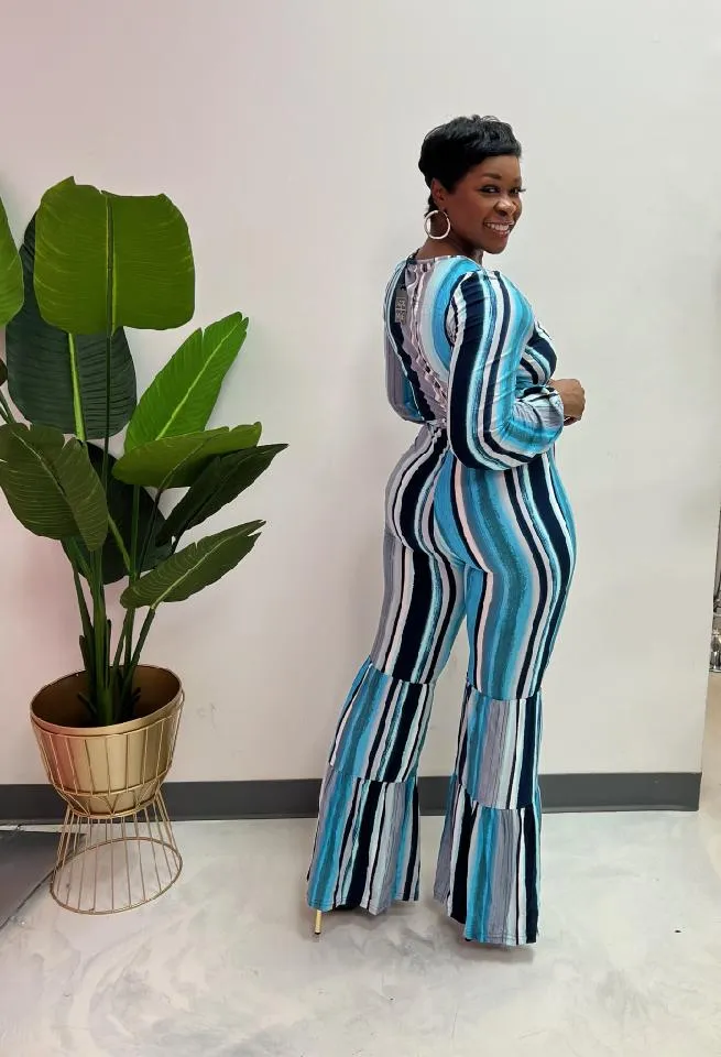Kenya Stripe Jumpsuit