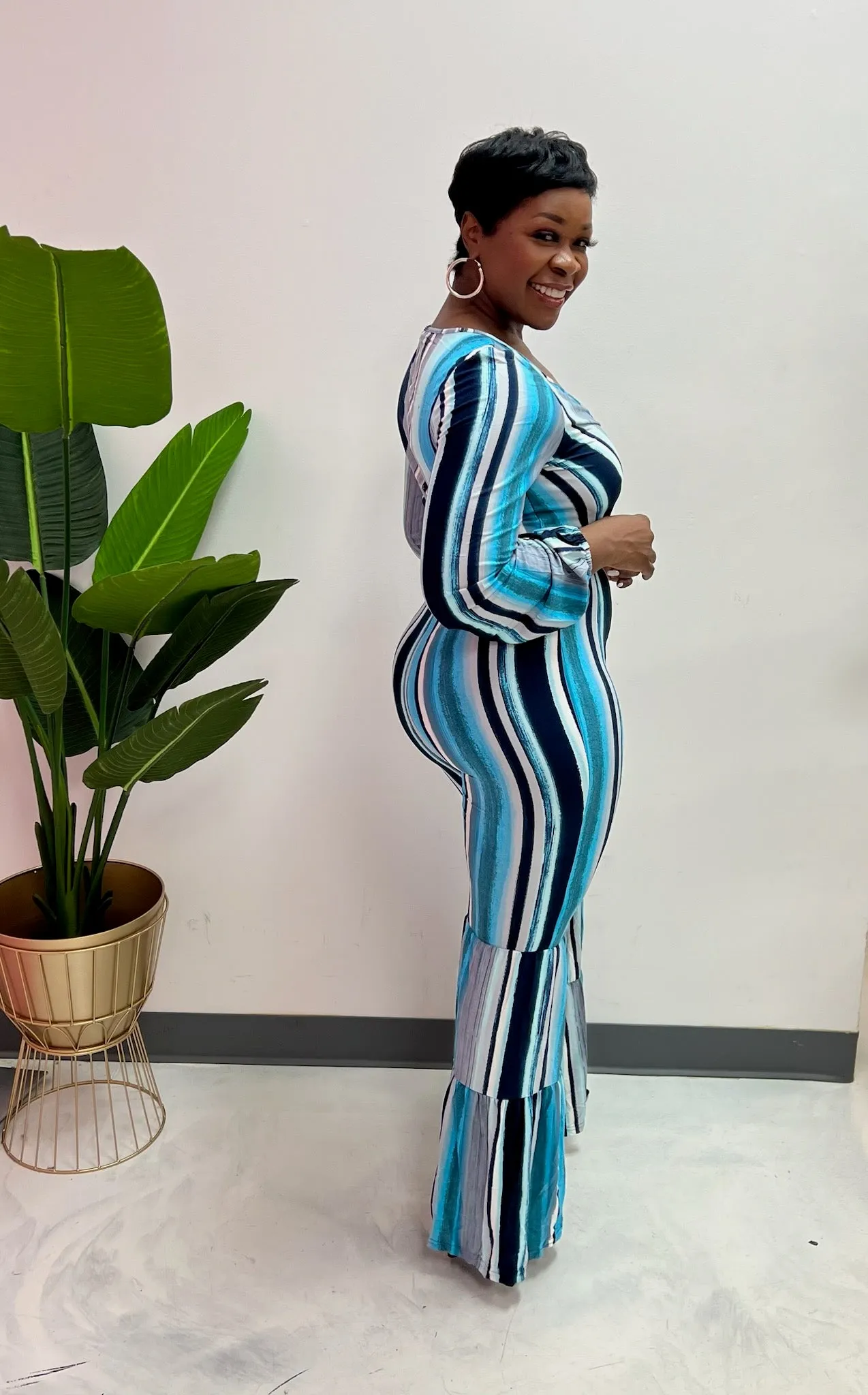 Kenya Stripe Jumpsuit