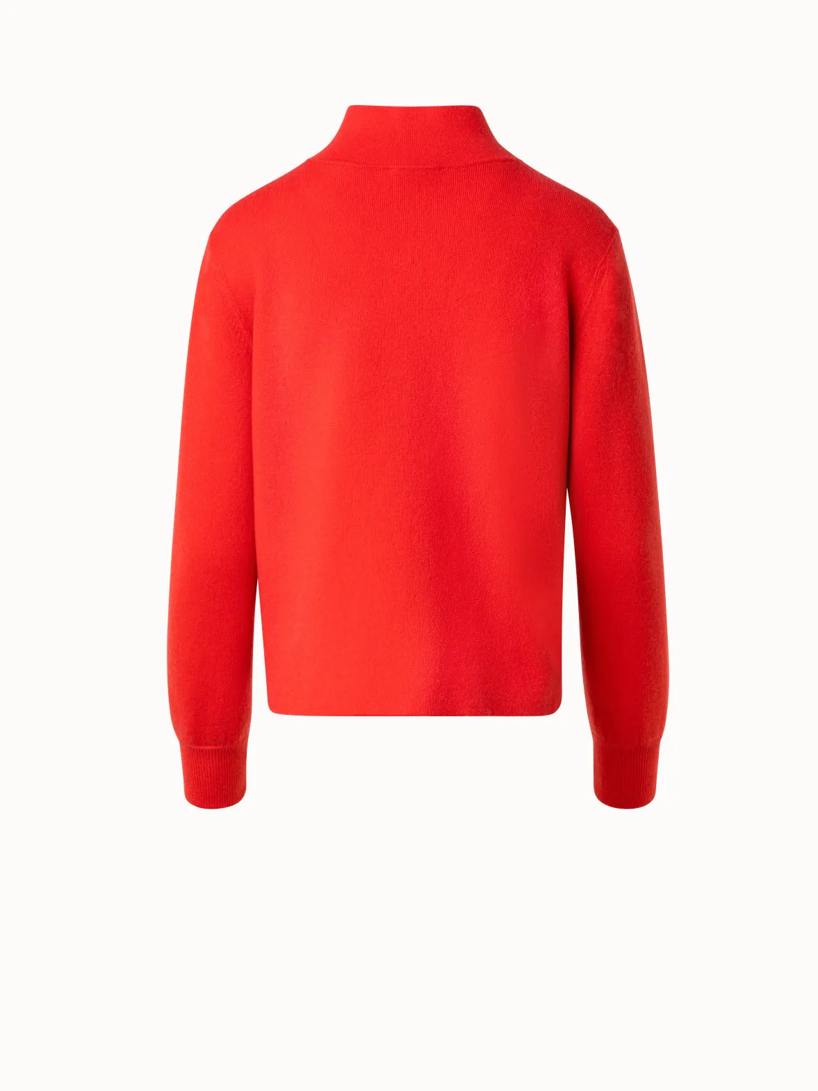Knit Cardigan in 100% Cashmere Double-Face