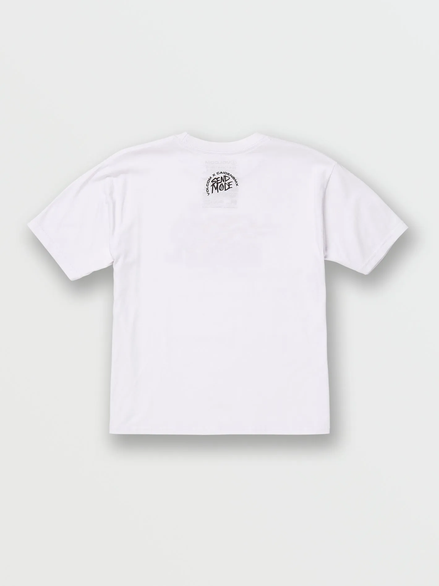 Little Boys Crank It Up Short Sleeve Tee - White