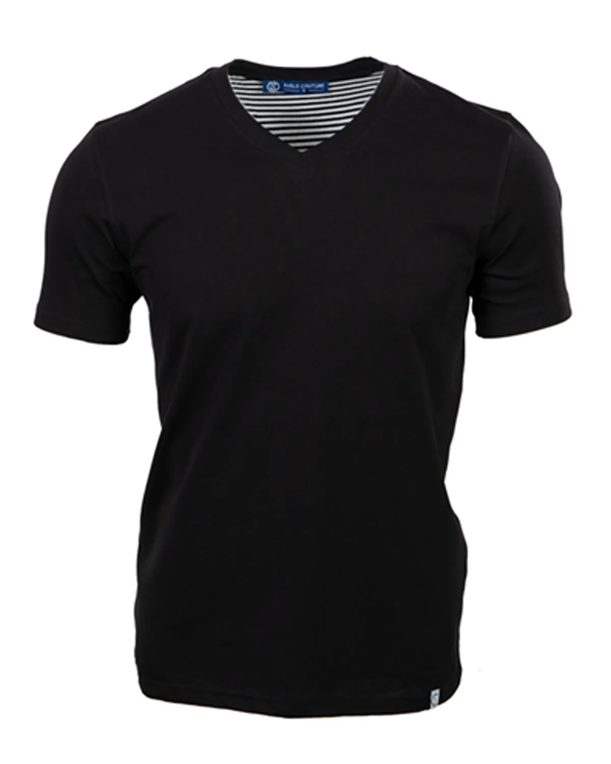 Luxury V Neck Tee Black