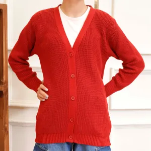 Maroon Cotton Winter Sweater PW4822