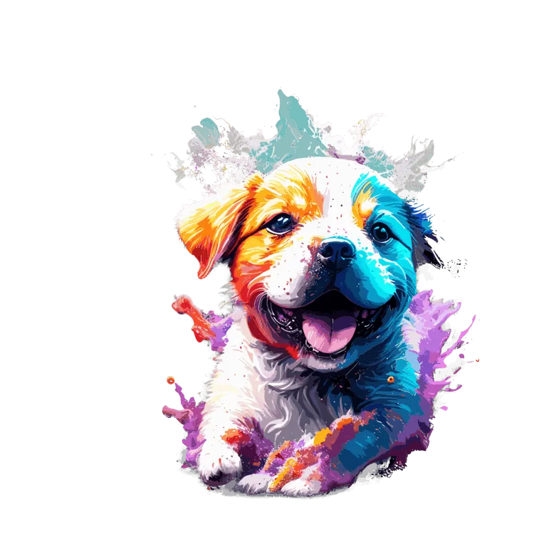 Men's Cute Puppy Graphic Cotton  Oversized T-Shirt for dog lovers |Storeily