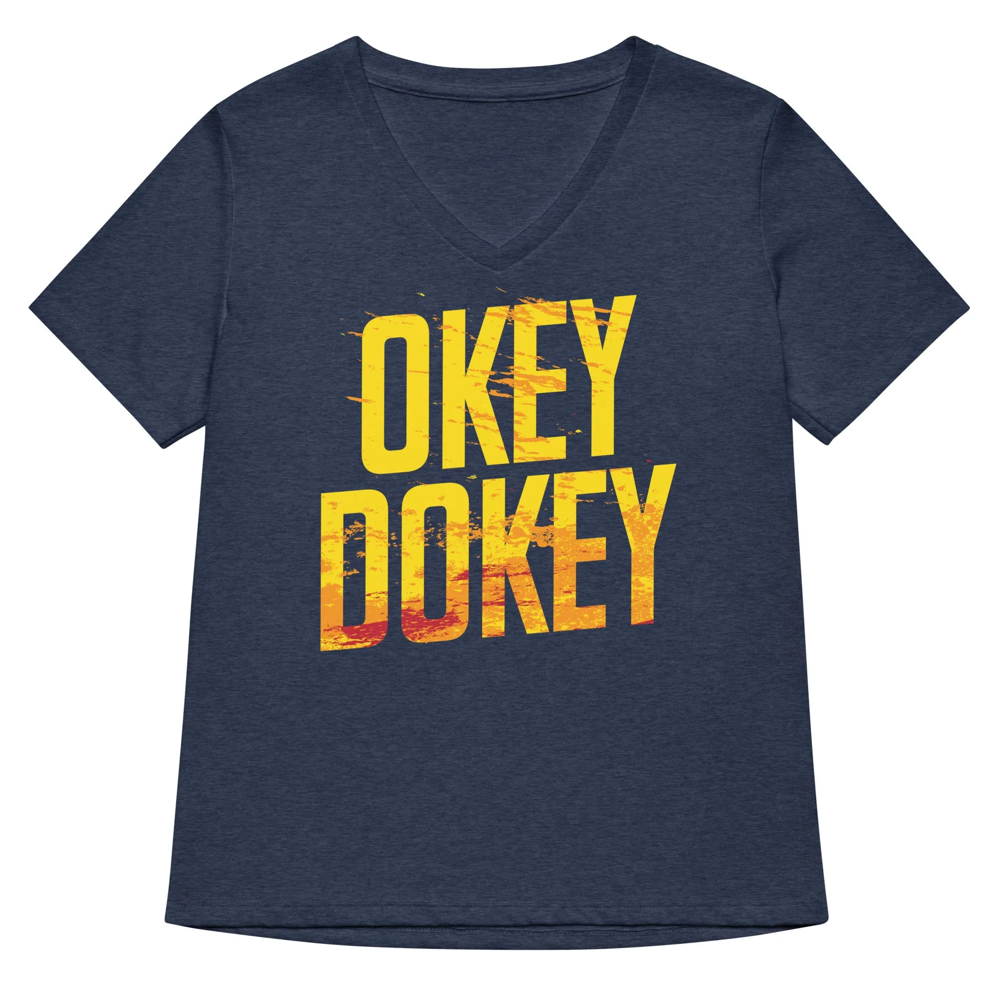 Okey Dokey Women's V-Neck Tee