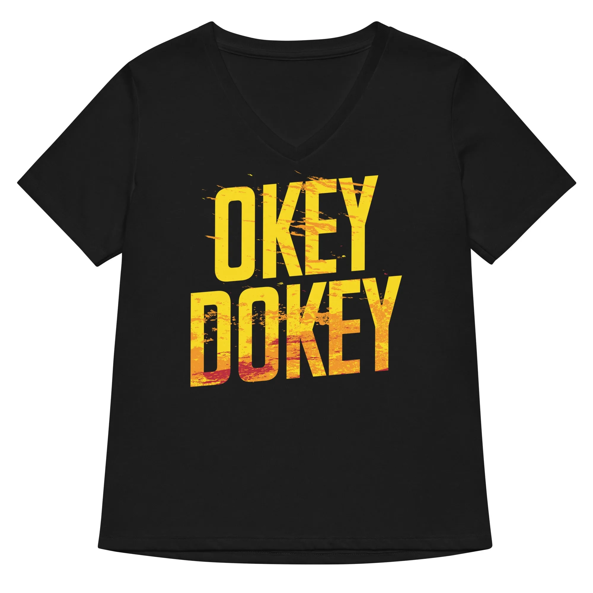 Okey Dokey Women's V-Neck Tee