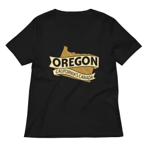 Oregon California's Canada Women's V-Neck Tee