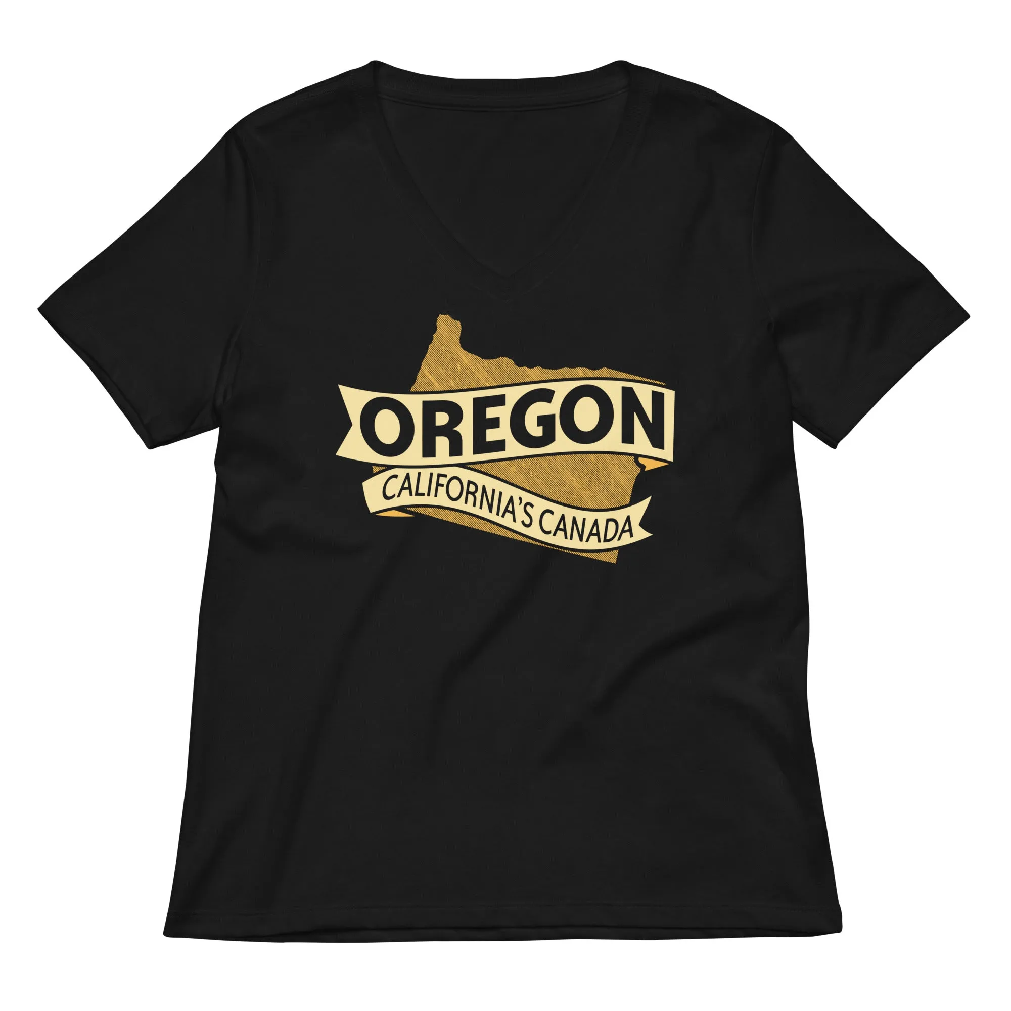 Oregon California's Canada Women's V-Neck Tee