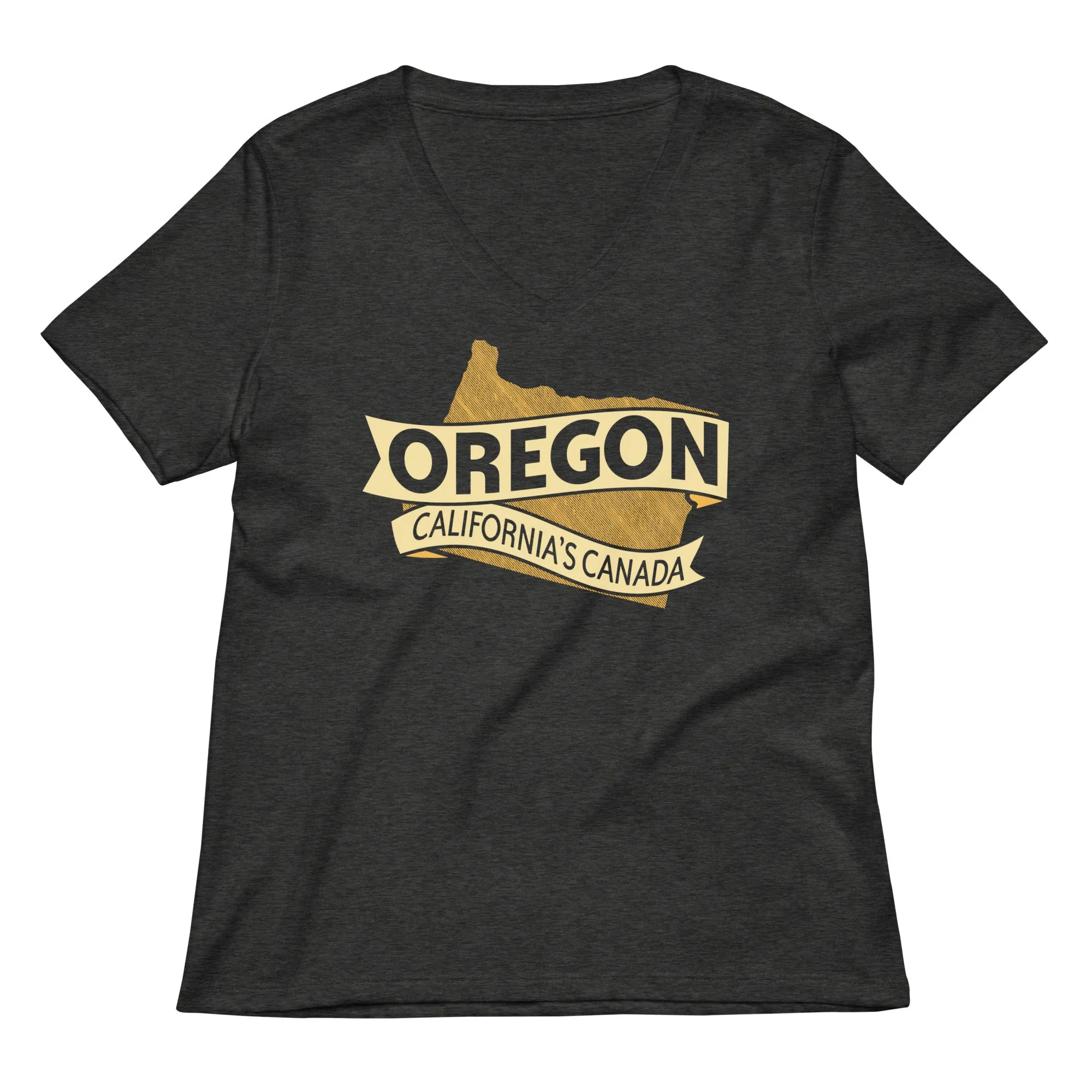 Oregon California's Canada Women's V-Neck Tee
