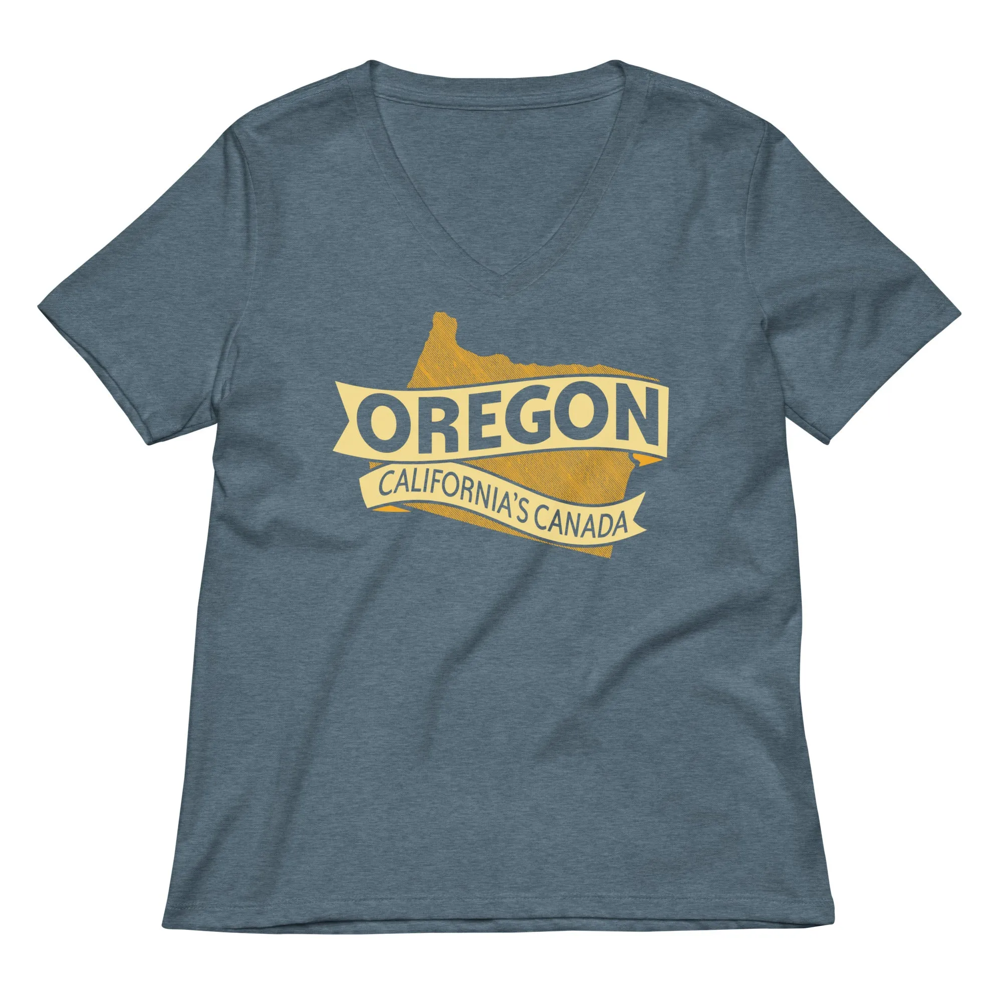 Oregon California's Canada Women's V-Neck Tee
