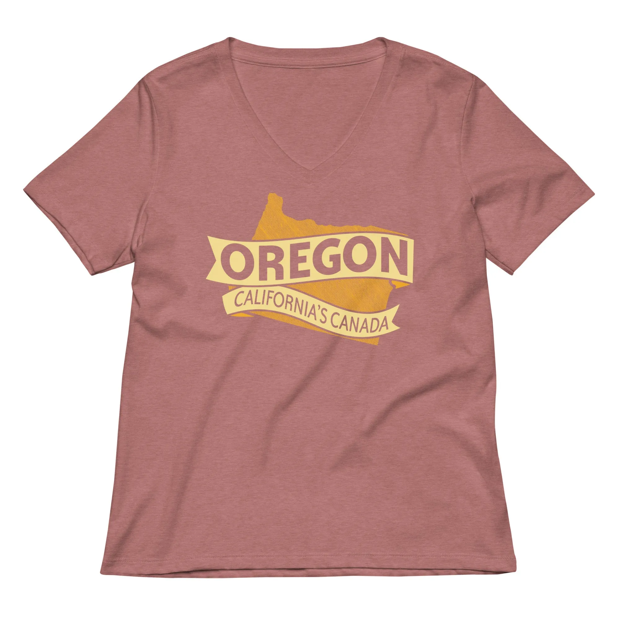Oregon California's Canada Women's V-Neck Tee