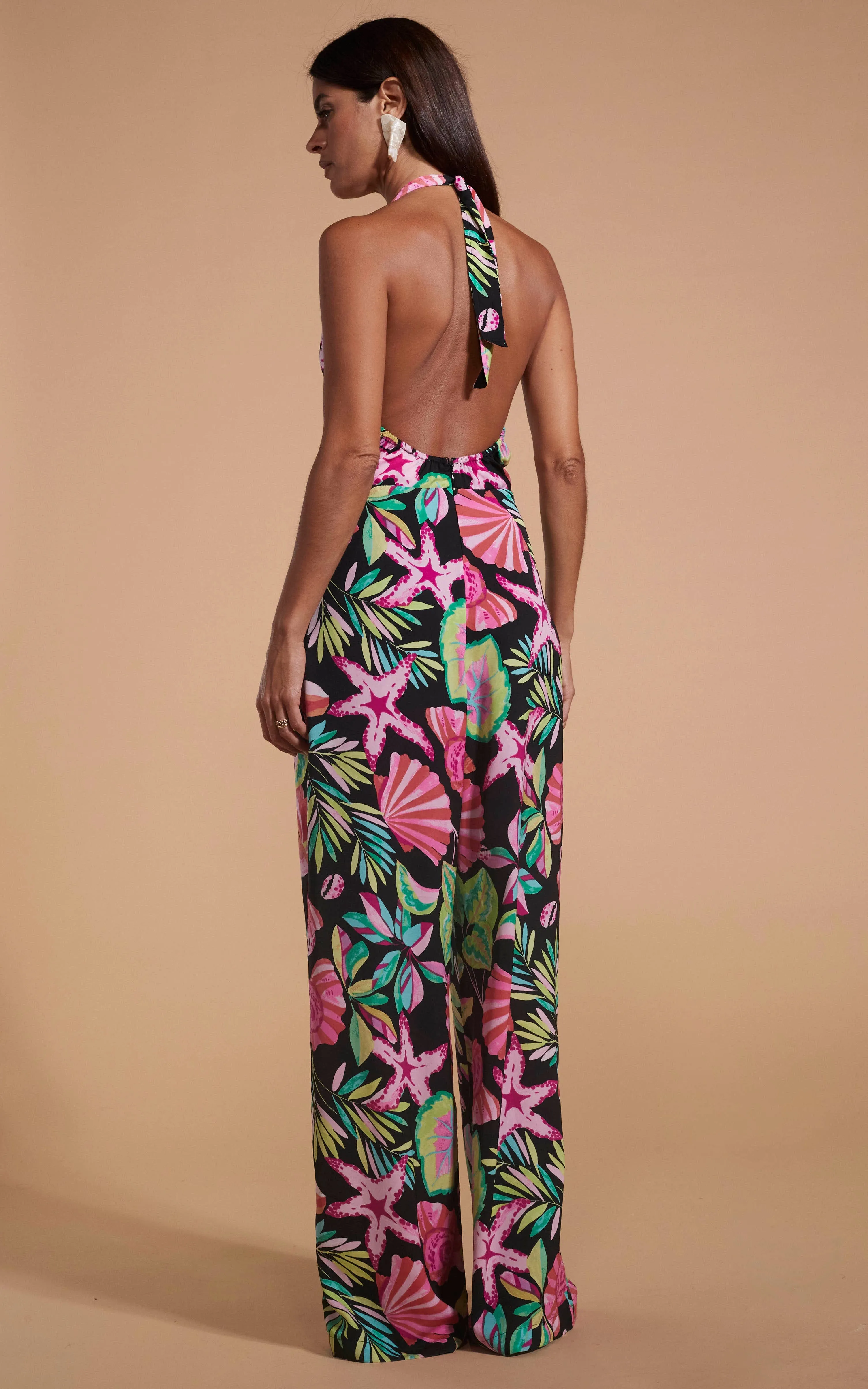 Puerto Rico Jumpsuit In Starfish