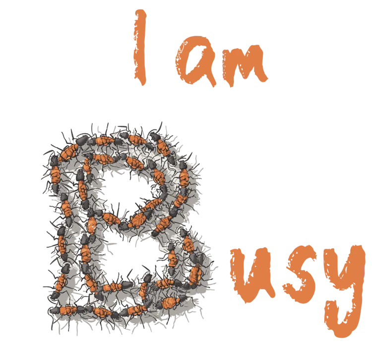 "I am Busy" Women's Cotton Oversized Tee