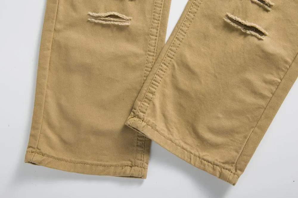 Ragged Destroyed Jeans For Men