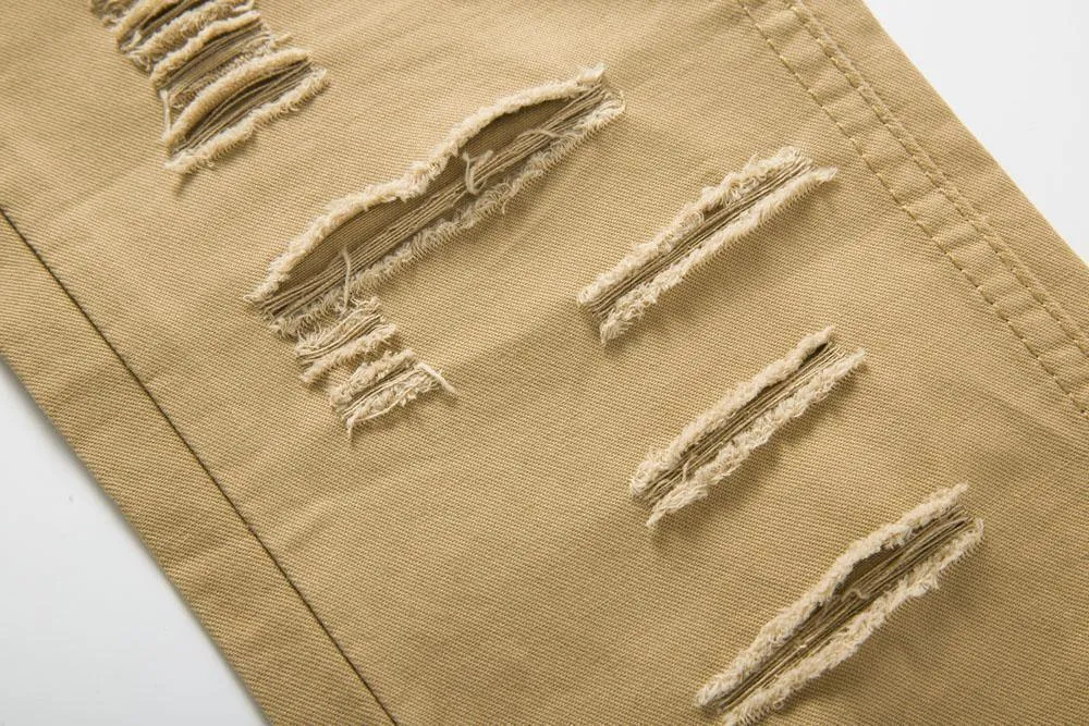 Ragged Destroyed Jeans For Men