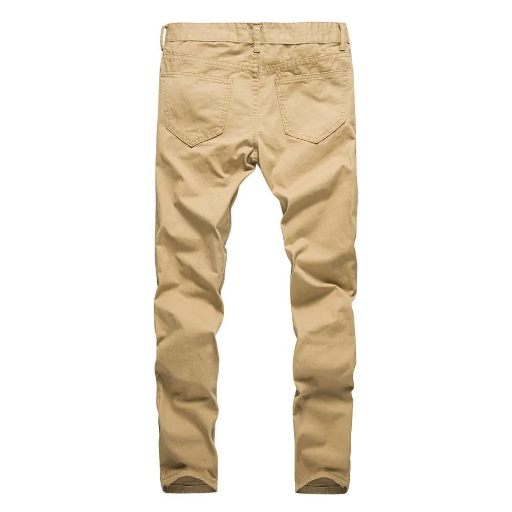 Ragged Destroyed Jeans For Men