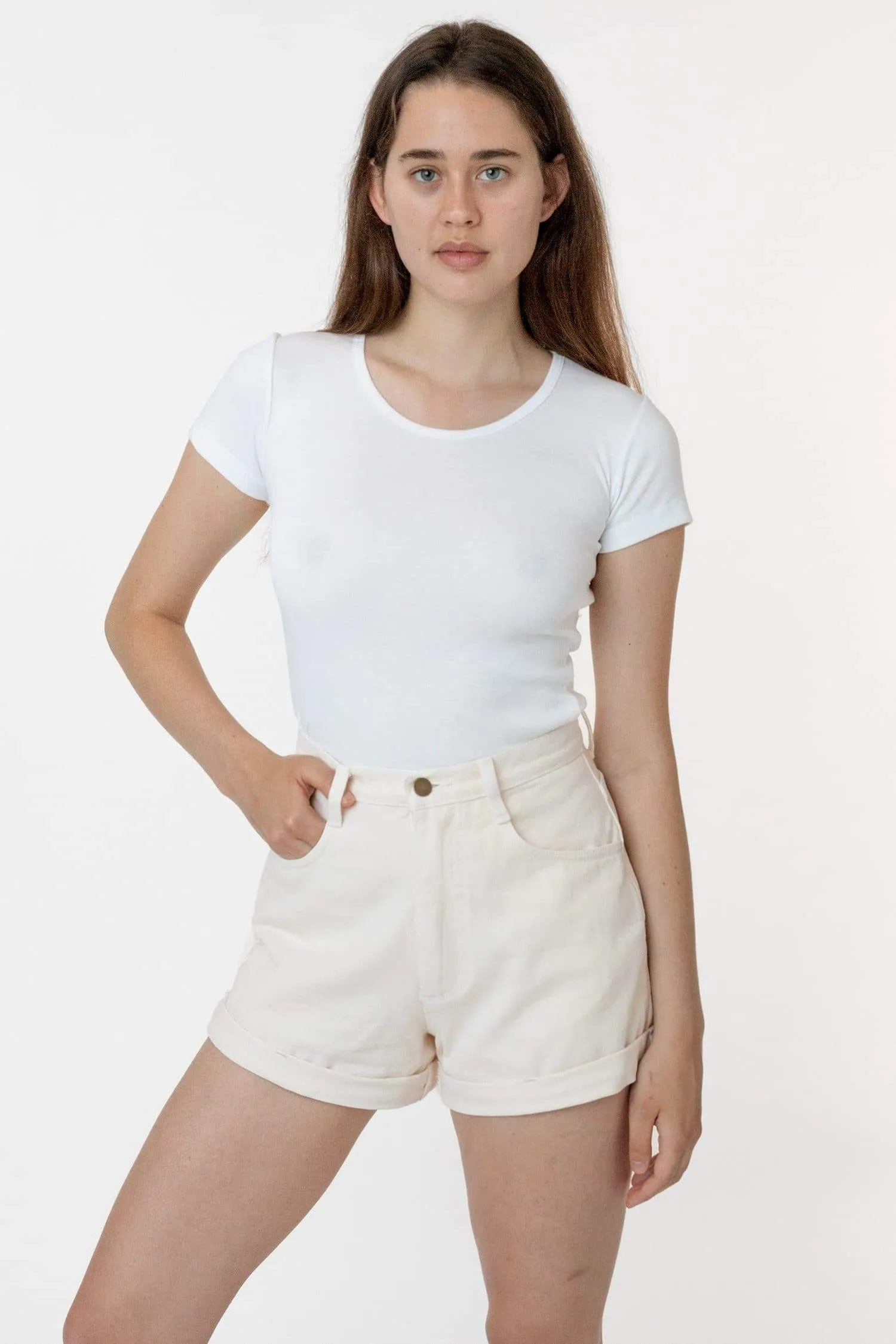 RBDW05GD - Bull Denim Garment Dye Cuff Short (Summer Color Edition)