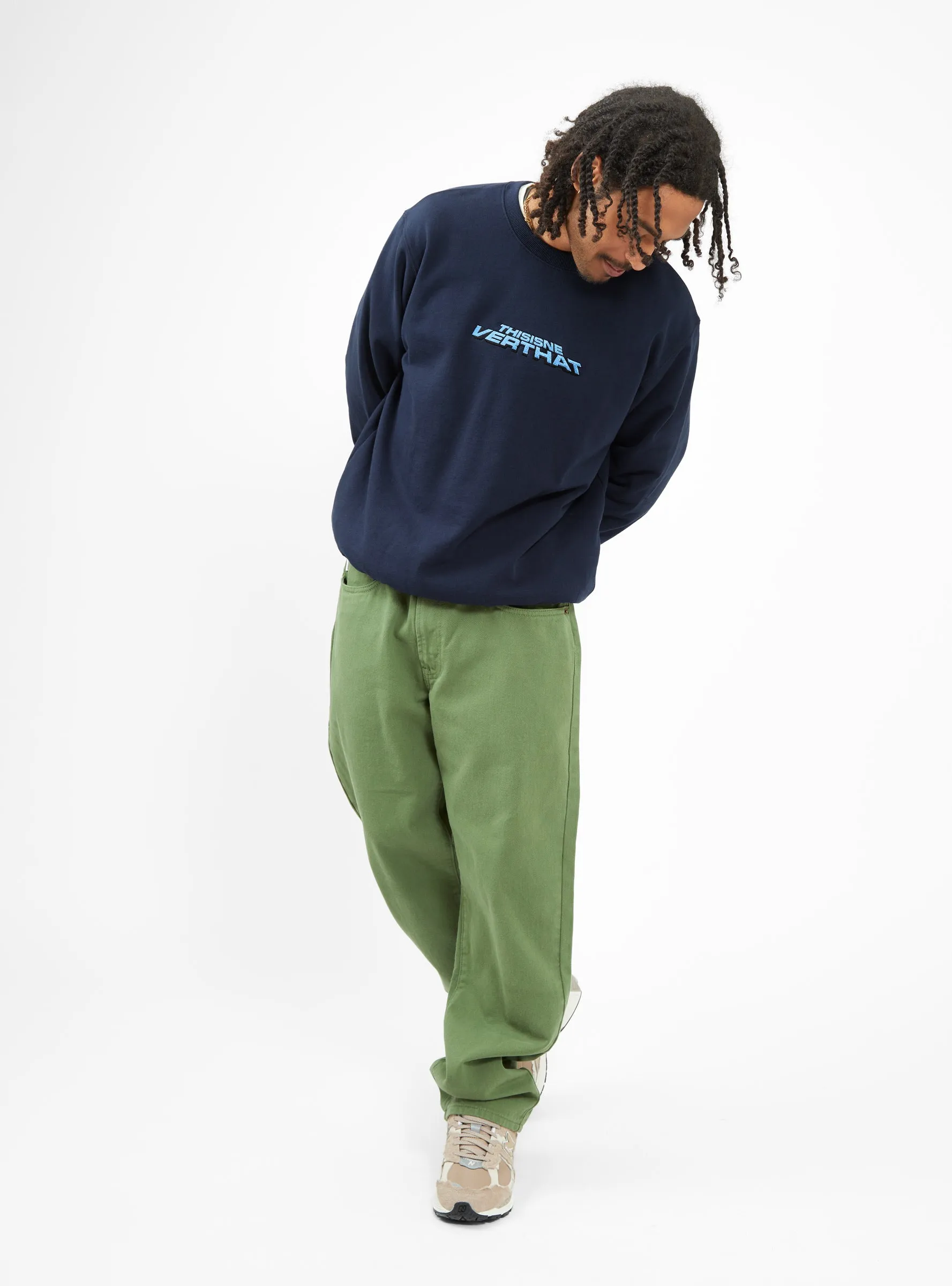 Regular Jeans Light Green