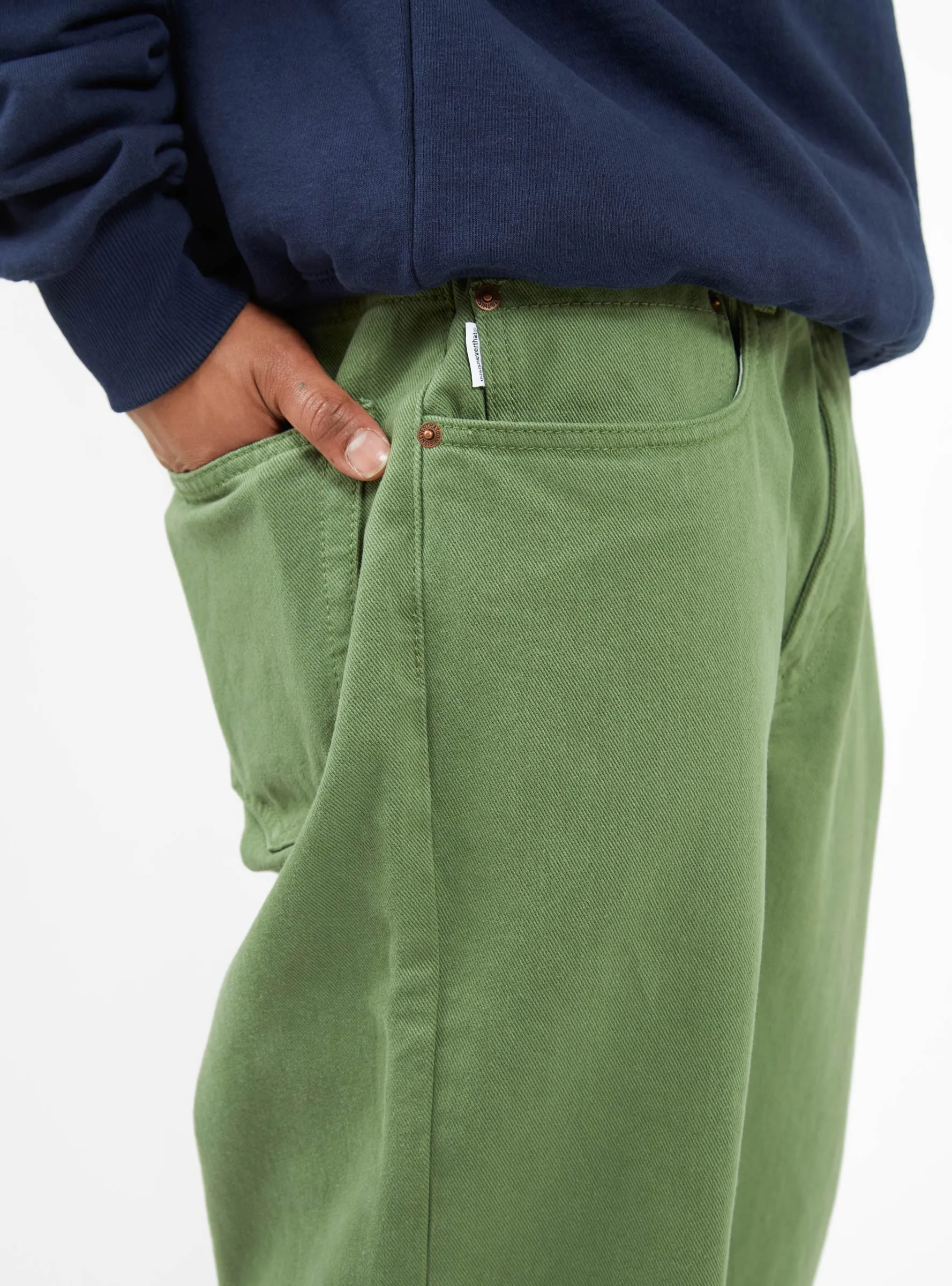 Regular Jeans Light Green