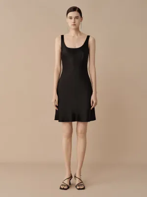 SILKINC Low Back Evening Mini Dress