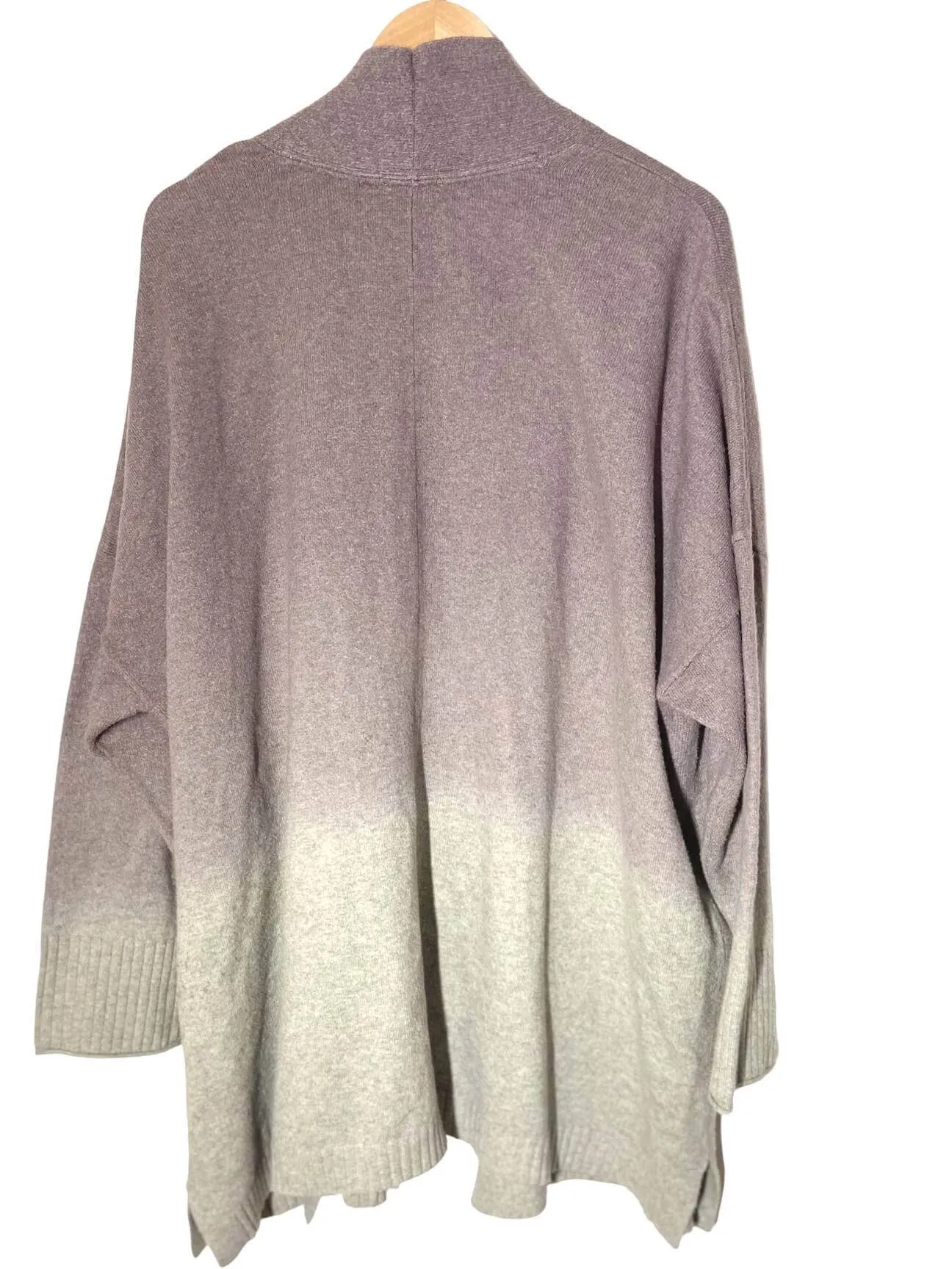 Soft Summer Ombre Open Cardigan Sweater
