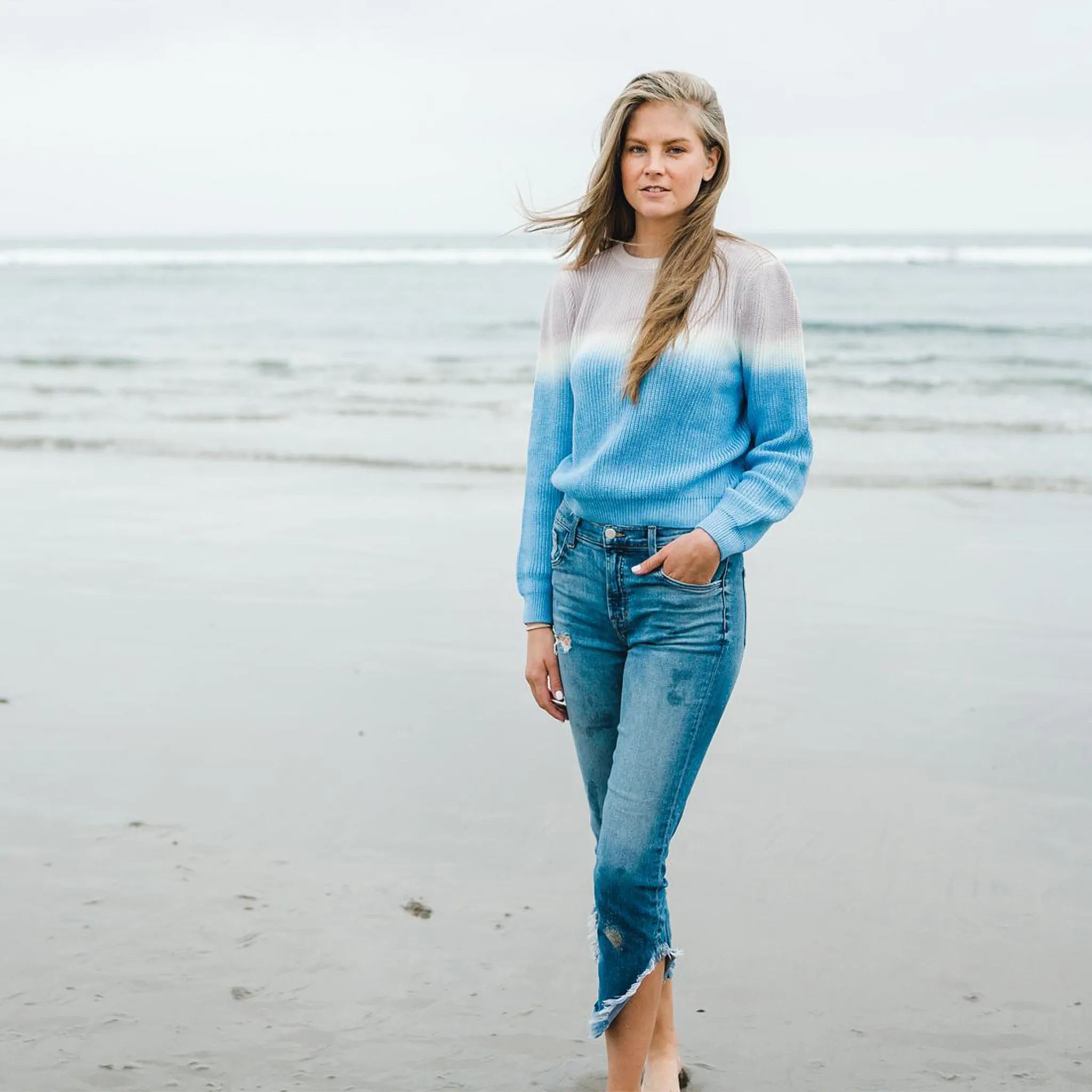 Women's Pacific Blue Sweater