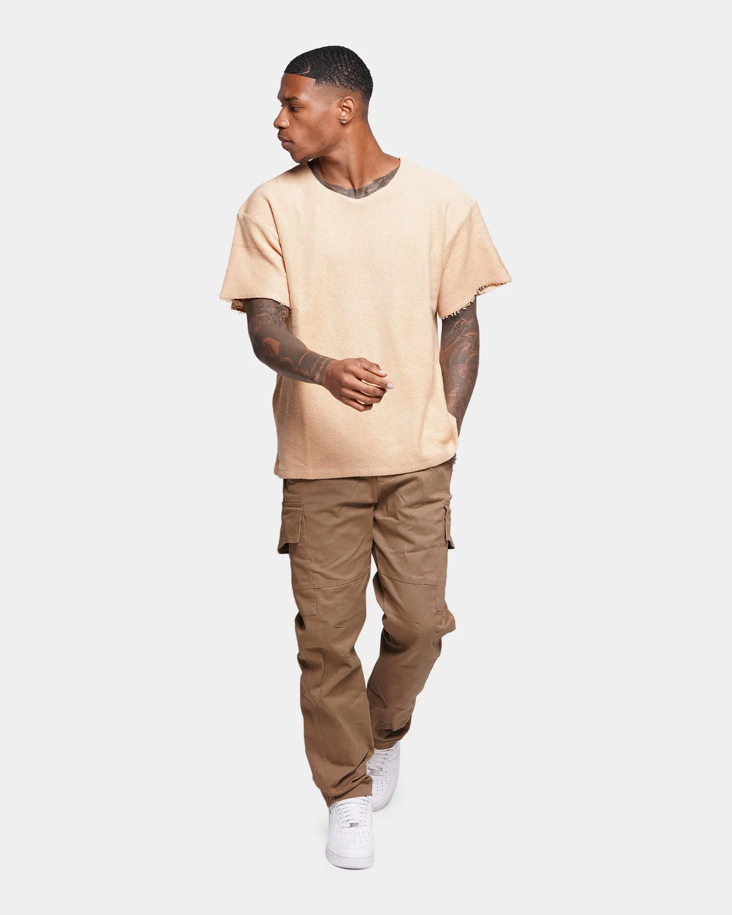 XXIII Albion Inside Out T-Shirt Tan